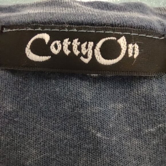 COTTY ON VINTAGE TSHIRT DISTRESSED GUNS WINGS ROSES BLING RHINESTONES SIZE L - Picture 11 of 13